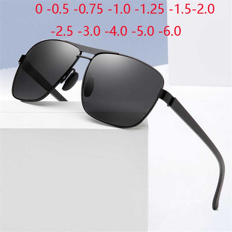 Hot New Tr90 Driving Anti Glare Myopia Sunglasses Men Polarized Metal