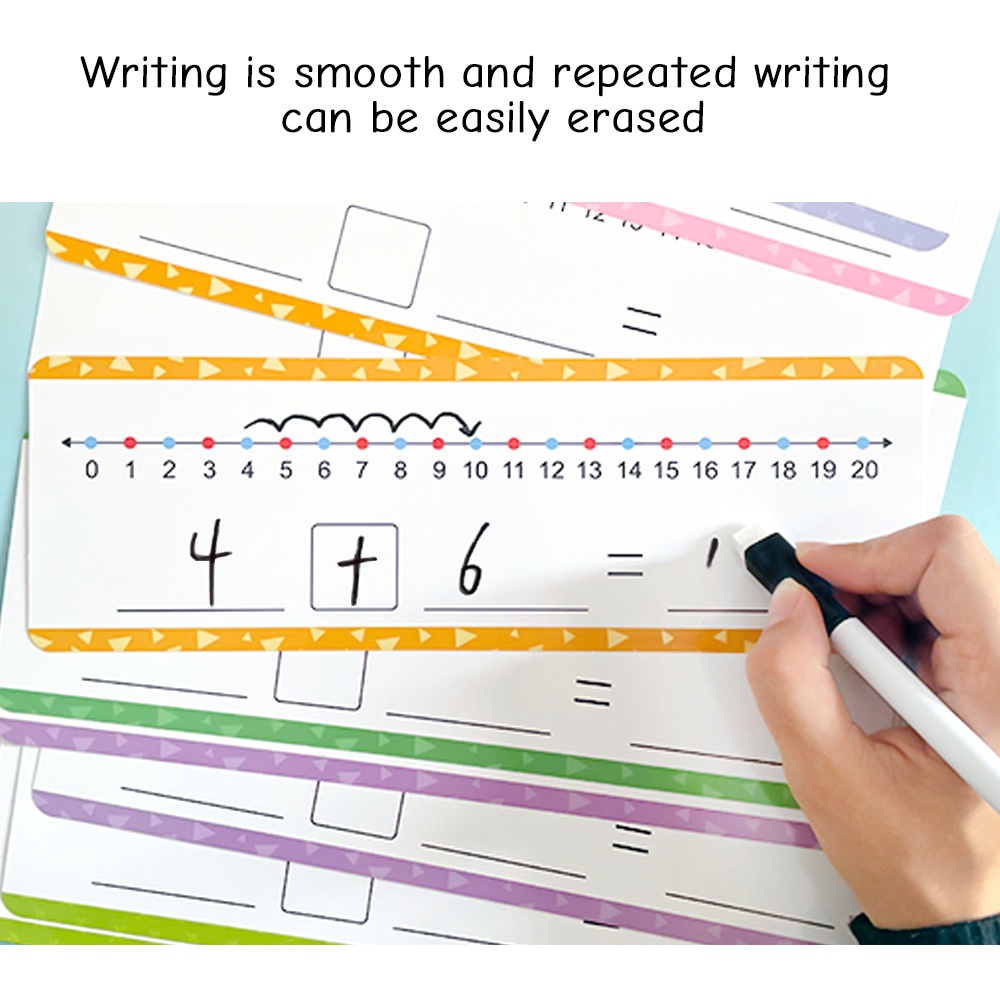 Preschool Children's Mathematics Enlightenment Number Line Addition and ...