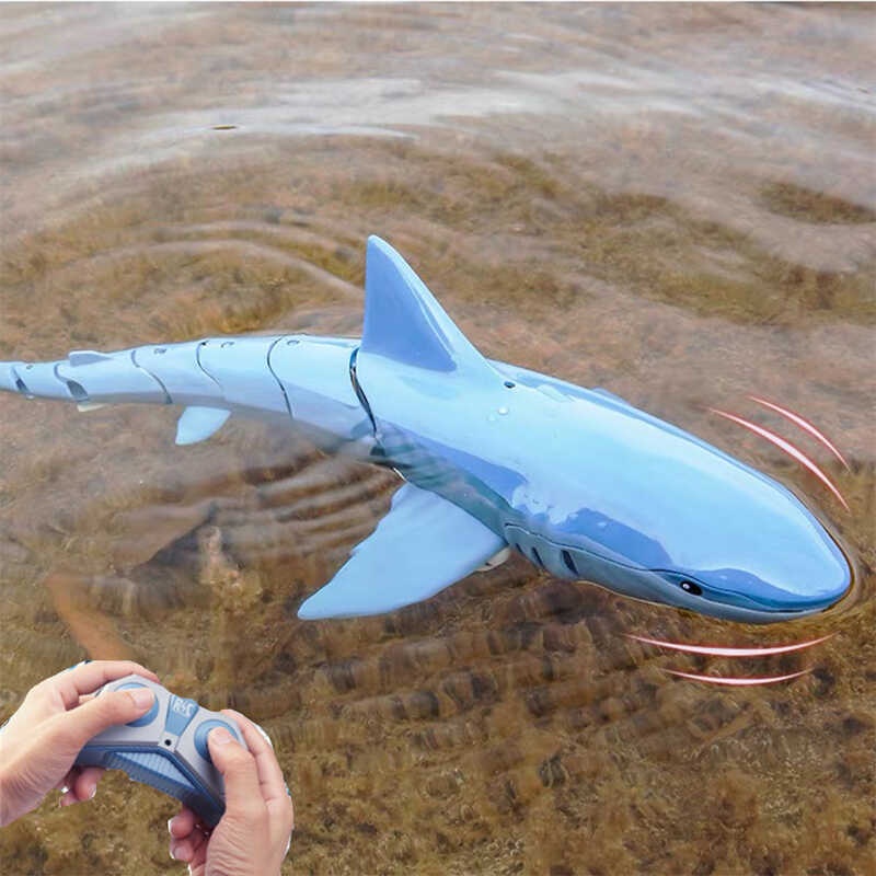 RC Shark Toy 2.4G Remote Control Animals Sharks Submarine Simulation