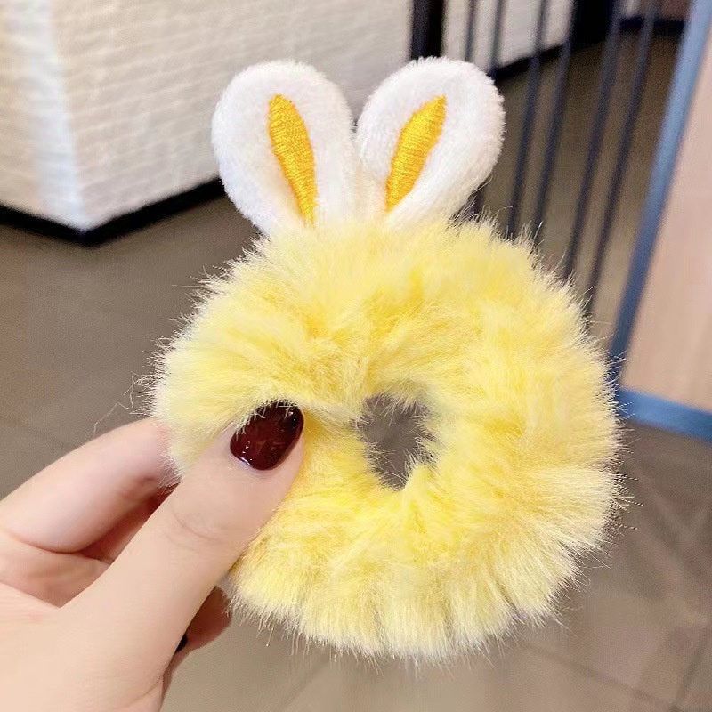 Daily Special Sale Plush Rabbit Ear Hair Rope Girl Cute Large Intestine ...