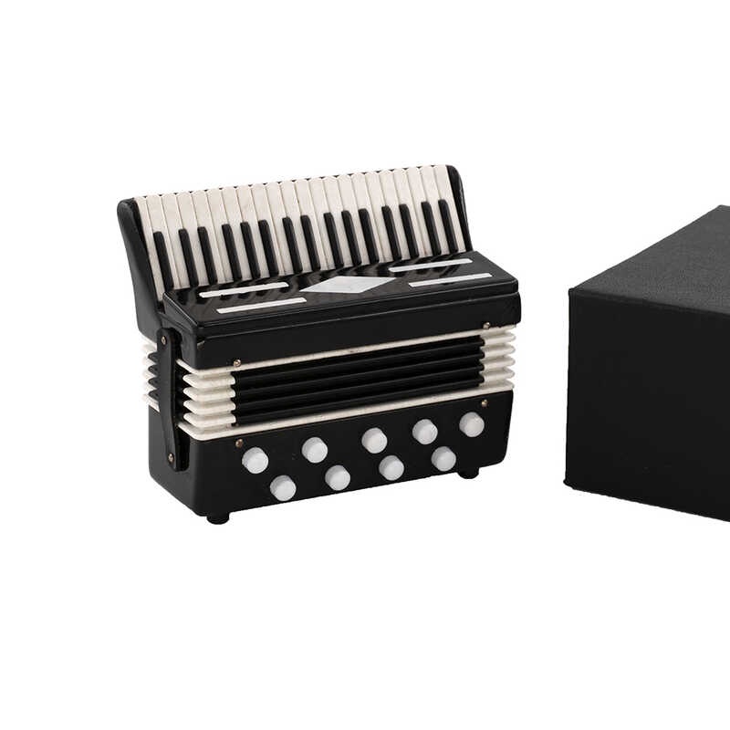 Miniature Accordion Model Mini Musical Instrument Dollhouse Ob11 1/6 ...