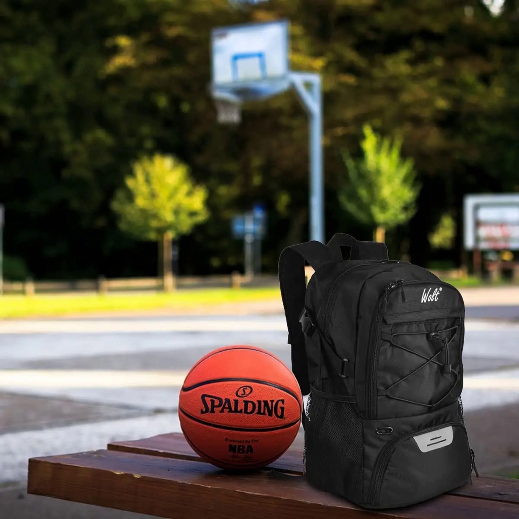 Basketball Backpack Large Sports Bag with Separate Ball holder & Shoes ...