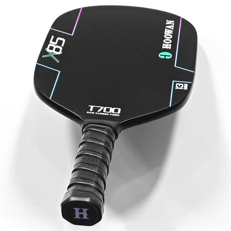HOOWAN X85 Pickleball Paddle 4-Ply T700 Carbon Fiber Grit Rough Surface ...