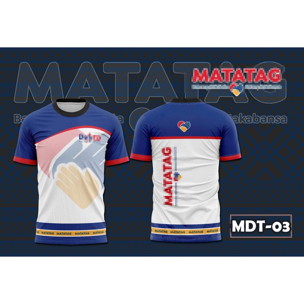 HGN - MATATAG UNIFORM SUBLIMATION DEPED BADGE TSHIRT FOR MEN AND WOMEN ...