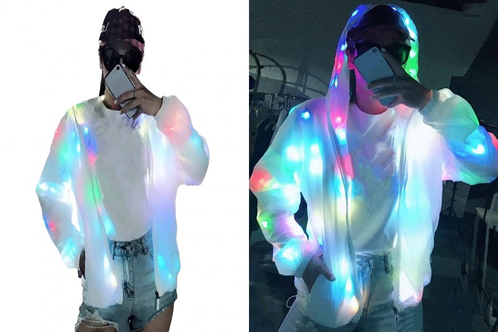 Led light jacket for sale best sale