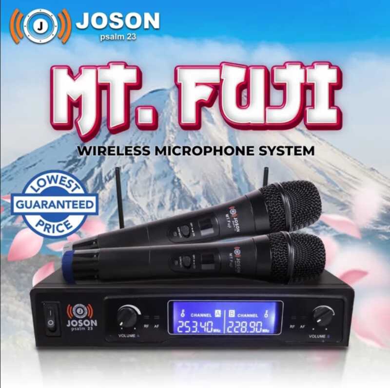 Orginal JOSON MT. Fuji Mayon Professional Wireless Microphone For