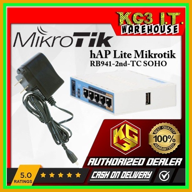 ๑ Mikrotik Haplite RB941-2nD-TC SOHO Router | Shopee Philippines