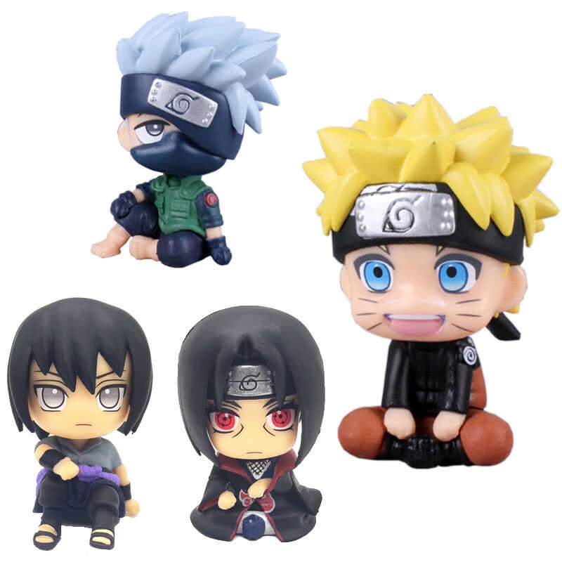 PVC Katana Model Cartoon Narutoe Kakashi Sasuke Anime Figure Resin Kit ...