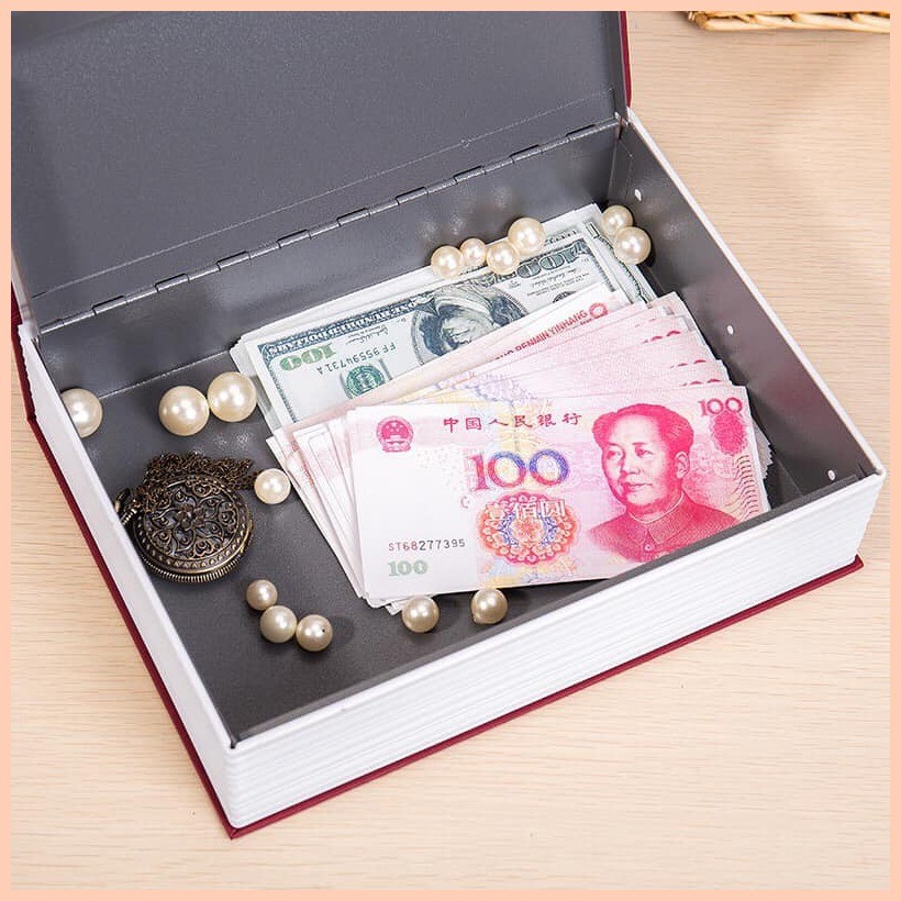Metal Steel Cash Secure Hidden English Dictionary Booksafe Homesafe ...