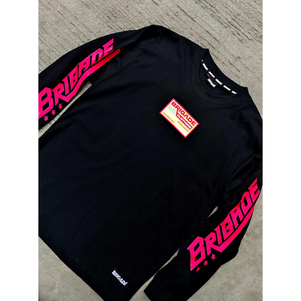 BRIGADE CLOTHING WORLDWIDE LONGSLEEVE (BLACK) Shopee Philippines