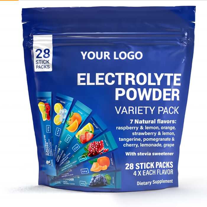 Electrolytes Packets Boost Energy & KetoFriendly Powder Packet Hydration Supplement Drink