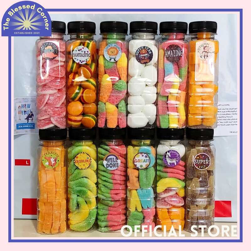 Gummy Sweets Gummy Candies Sa 200ml Bote Kutkutin Sa Jar Ang Mapalad Na Corner Shopee 4652