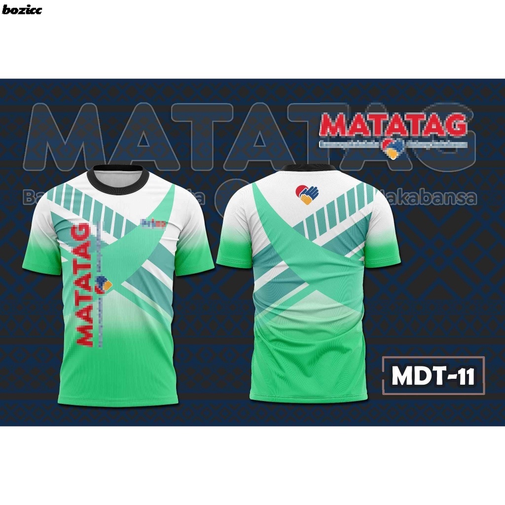 bozicc MATATAG UNIFORM SUBLIMATION DEPED BADGE TSHIRT FOR MEN AND WOMEN ...