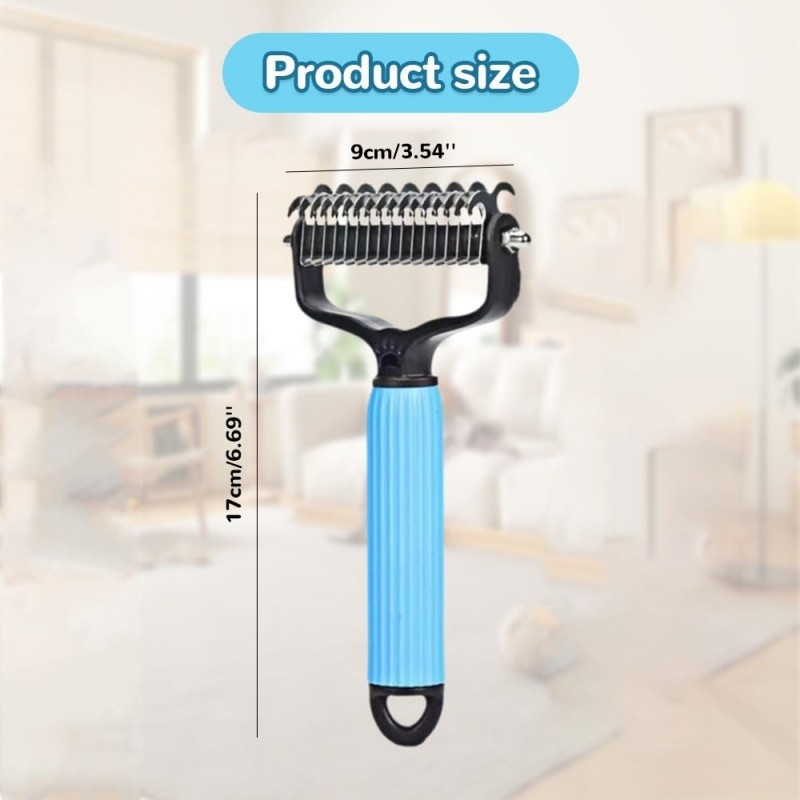 Photo inspiration: Cat De Matting Rake For Skin Sensitivity And Irritation Reference: Benepaw Dual Sided Undercoat Rake For Medium To Long Haired