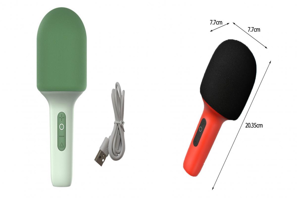 1 Set Rechargeable Audio Microphone with Wacky Sound Effects | Shopee ...