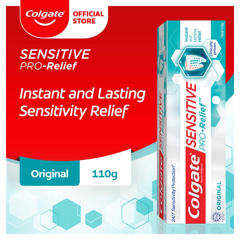 Colgate Sensitive Pro Relief Toothpaste For Sensitivity Relief 110g Shopee Philippines