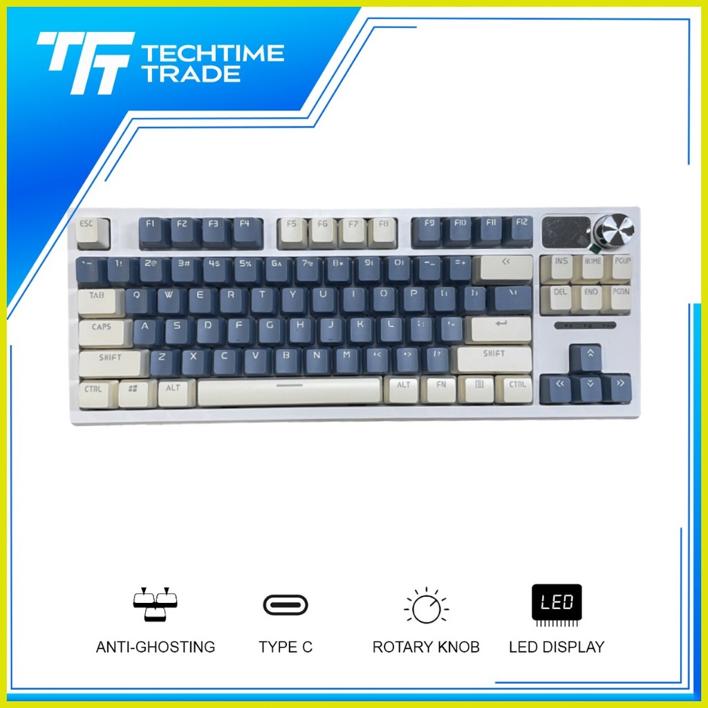 Gigaware Langtu LT84 84 Keys Tri-Mode Wired Hot-swappable Mechanical ...