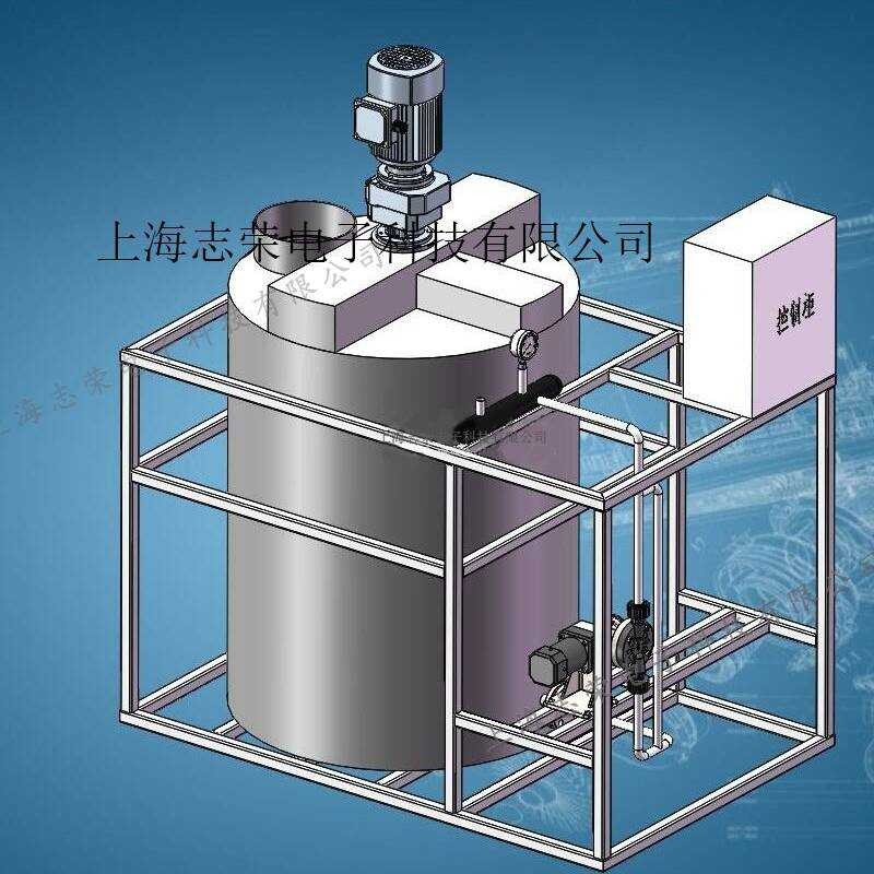 New fully automatic dosing device for acid-base flocculants, scale ...