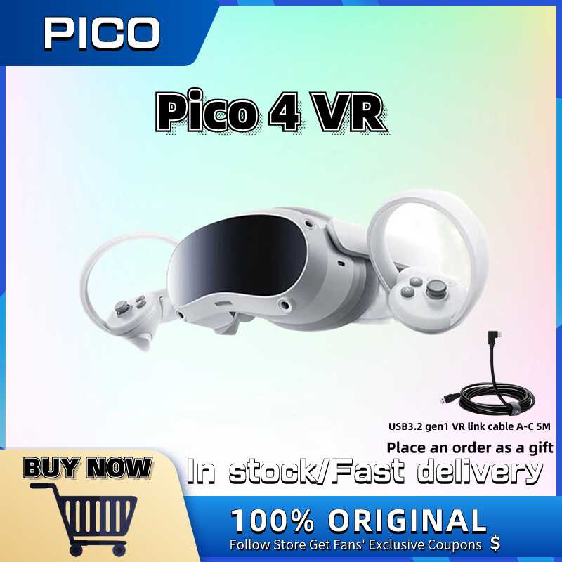 PICO 4 ALLinOne Headset 3D PC VR device somatosensory smart glasses