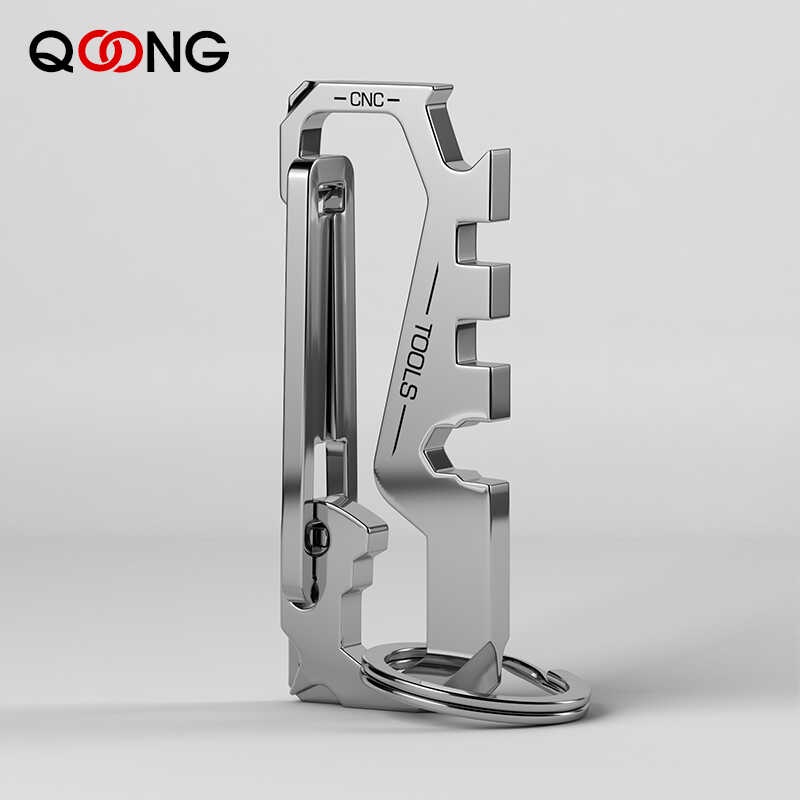 8 Sa 1 Multifunctional Key Ring Pocket Camping EDC Wrench Screwdriver ...