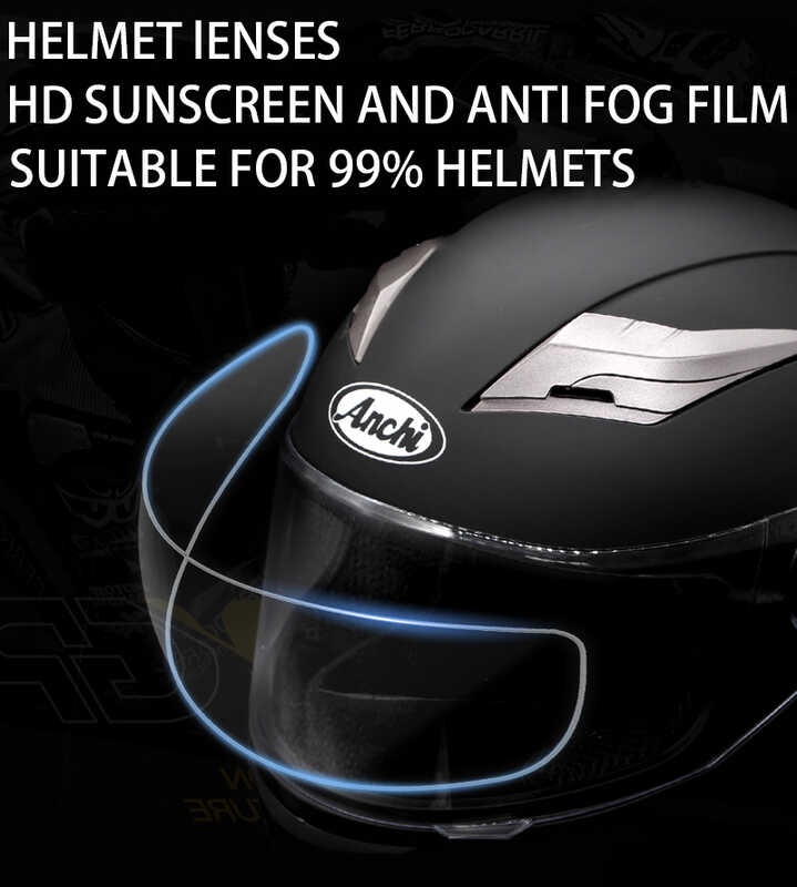 Universal Motorcycle Helmet Anti Fog And Sun Protection Film For MT