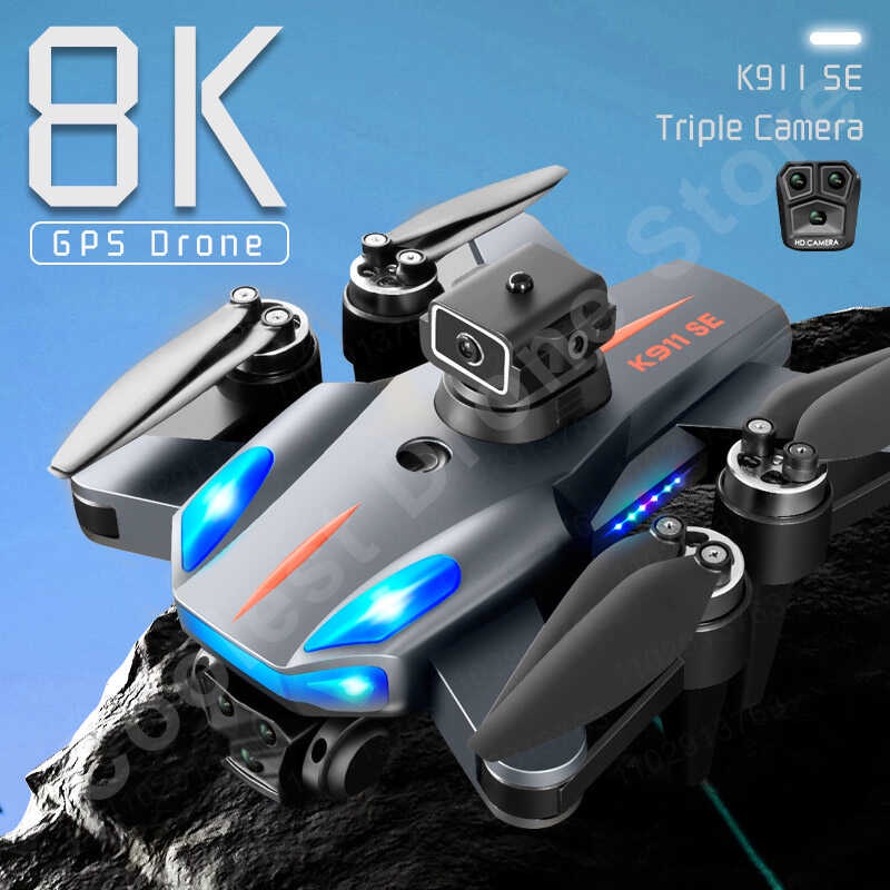 New K911 SE GPS Drone 8K Professional Obstacle Avoidance 4K DualHD ...