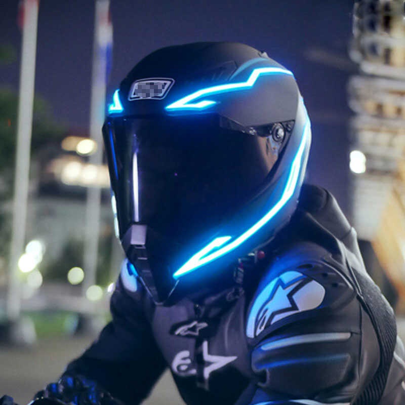 Ng Bigla Helmet Light Night Riding Signal Helmet 4 Sa 1 EL Light 3 Mode ...
