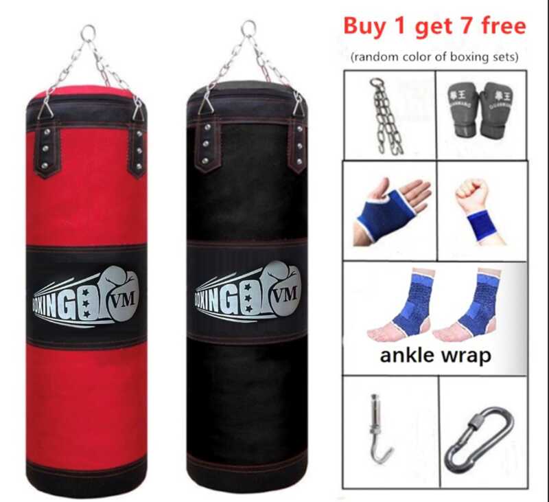 80/100/120cm Training MMA Boxing Hook Kick Sandbag Fight Sand