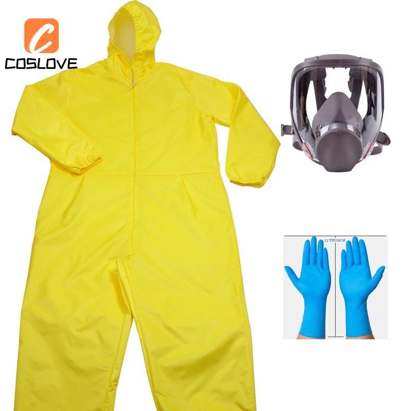 Breaking Bad Walter White Cosplay Full Set Clothin Suit for Men Yellow ...
