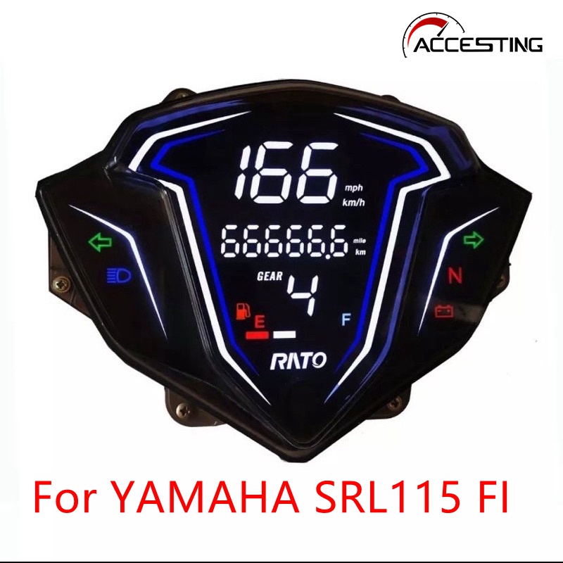 Full LCD meter DGITAL METER Motorcycle Speedometer For Yamaha Lagenda ...