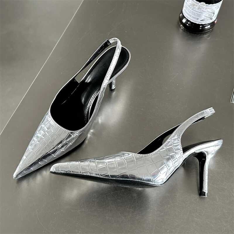 Eilyken Spring Sexy Thin Low Heels Pointed Toe Pumps Kababaihan Concise ...