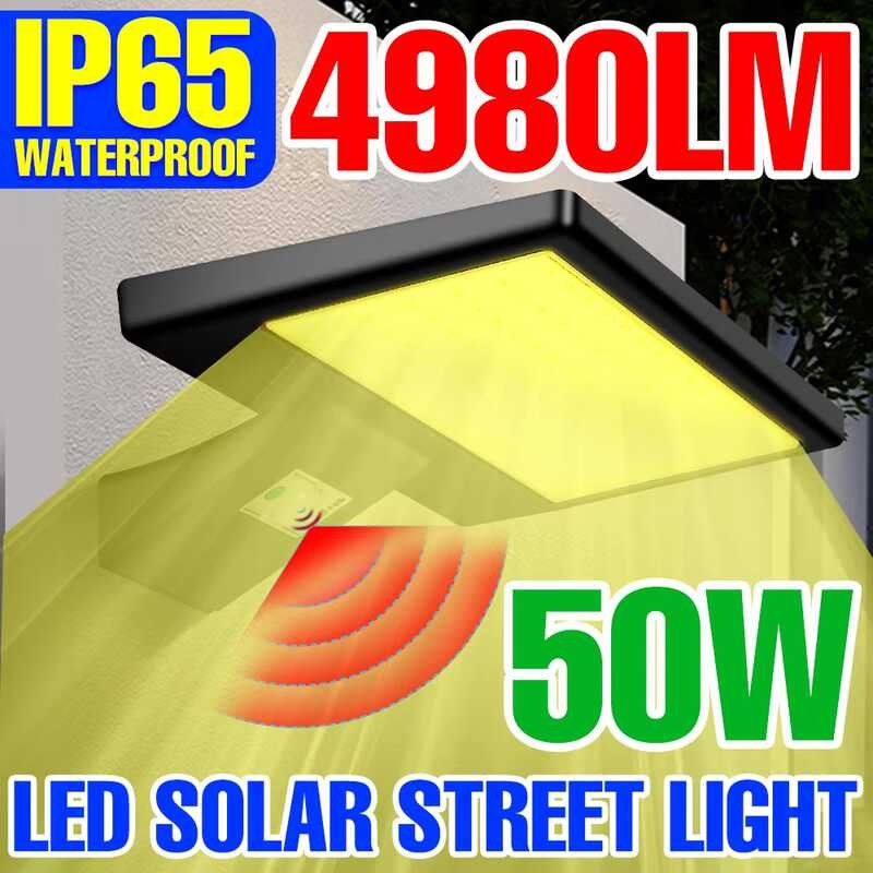 LED 50W 4 87 Solar Lamp Outdoor Street Light Motion Sensor Panel Wall ...