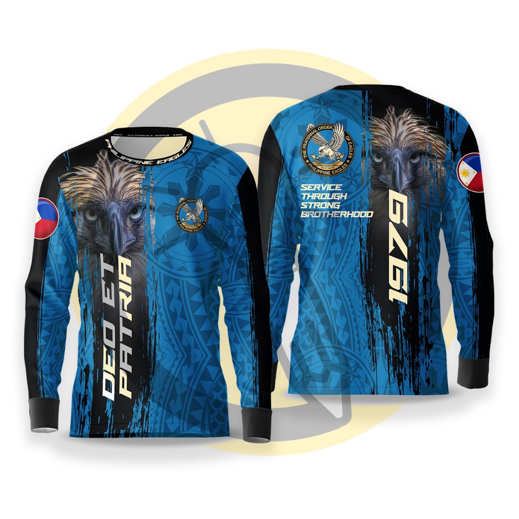 The Fraternal Order of Eagles V1 Deo Et Patria Long Sleeves Full