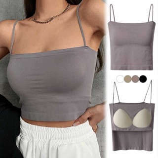 ♡Oriental-beauty Women Sleeveless Crop Top Cami Tank Tube Vest