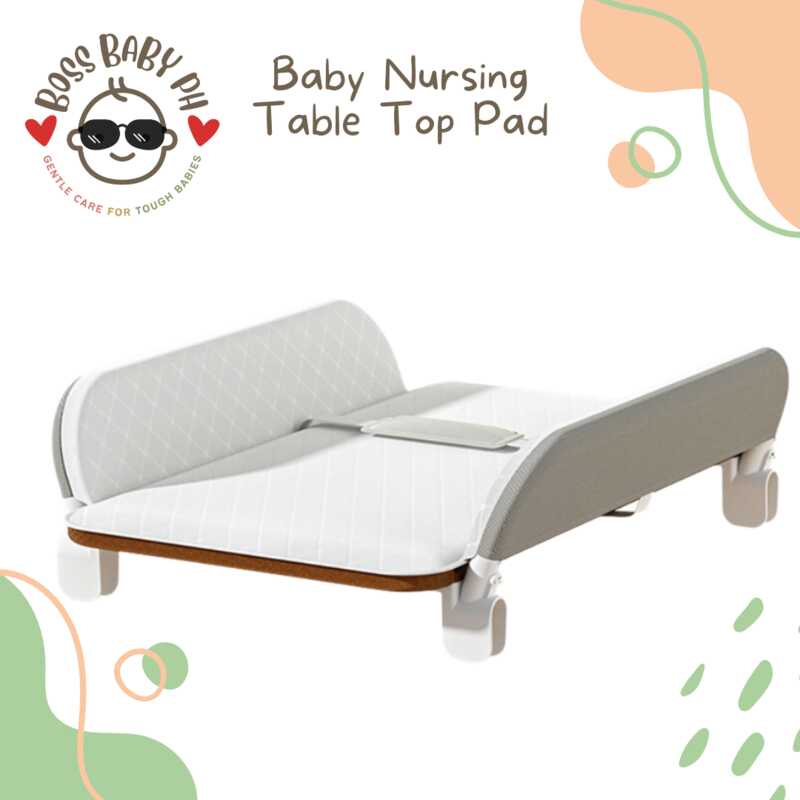 Boss Baby PH Portable Baby Changing Diaper Table Top Pad with Guardrail