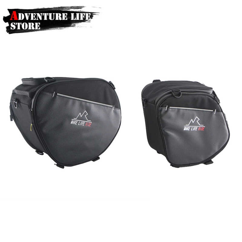 Universal Motorcycle Storage Front Tank bag Scooter Saddlebag Rider ...