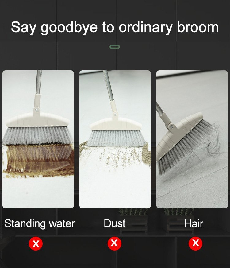 Effortless Sweeping/Quick Clean Magic Broom/Floor Scrubber/Dust Mop ...