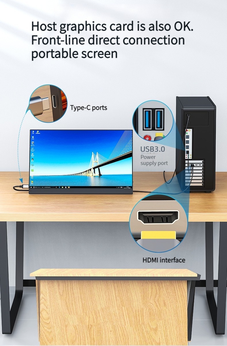 2m HDMI-compatible To Type-C Cable Adapter 4K 60Hz HD Transfer ...