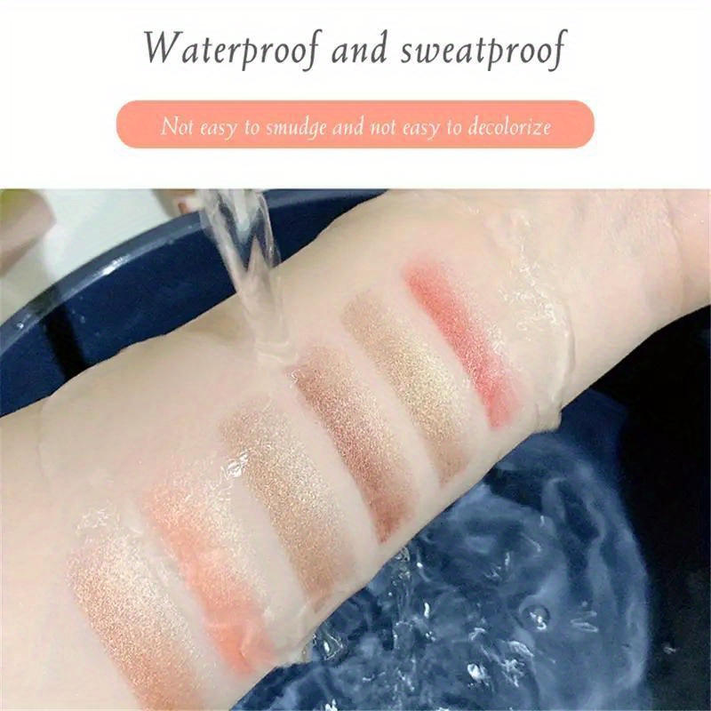 Waterproof Shimmer Dual Color Eyeshadow Stick Gradient Makeup | Shopee ...