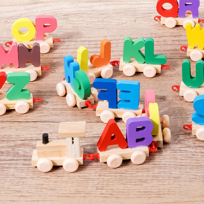 Build Your Own Train Name Puzzle Kids Educational Toy Extra Large