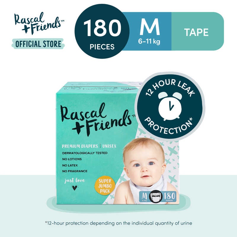 Shop rascals and friends diaper super jumbo box for Sale on Shopee