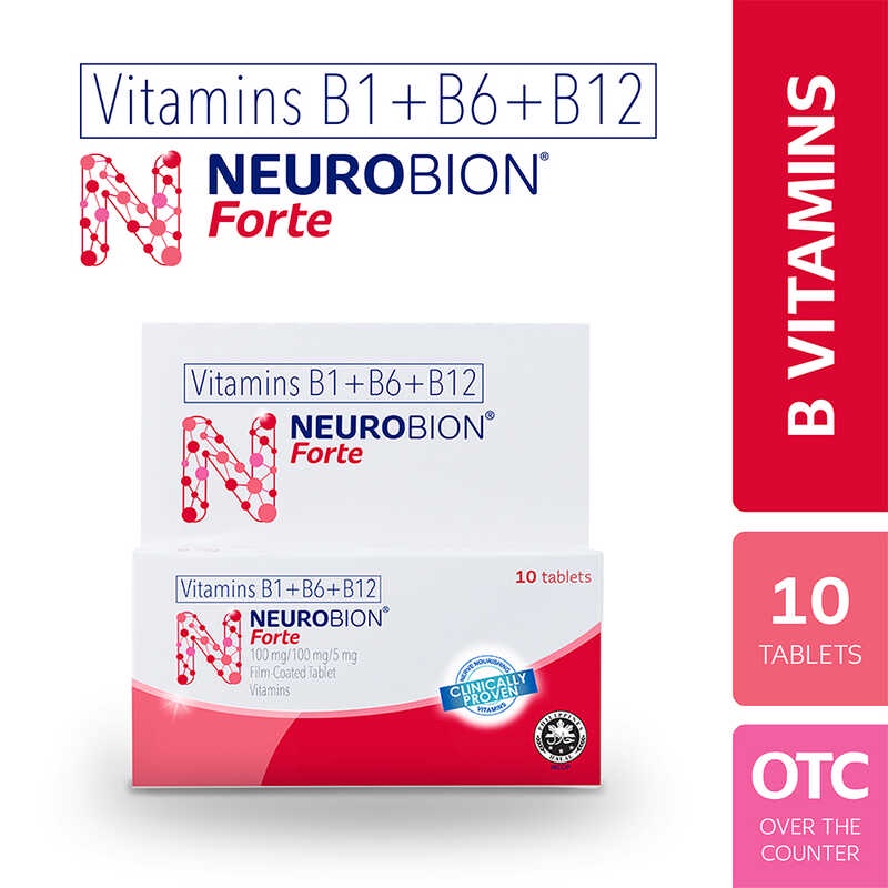 Neurobion Forte B Vitamins (B1+B6+B12) Tablet 10s | Nerve Care | Shopee ...