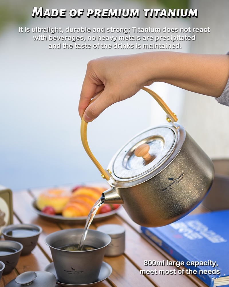 Boundless Voyage Titan Schüssel 800ml - Doppelwandig Für Camping & Outdoor