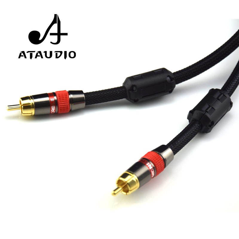 ATAUDIO 4N OFC 75ohm Hifi Digital Coaxial Audio Video Rca Cable Hi-end ...