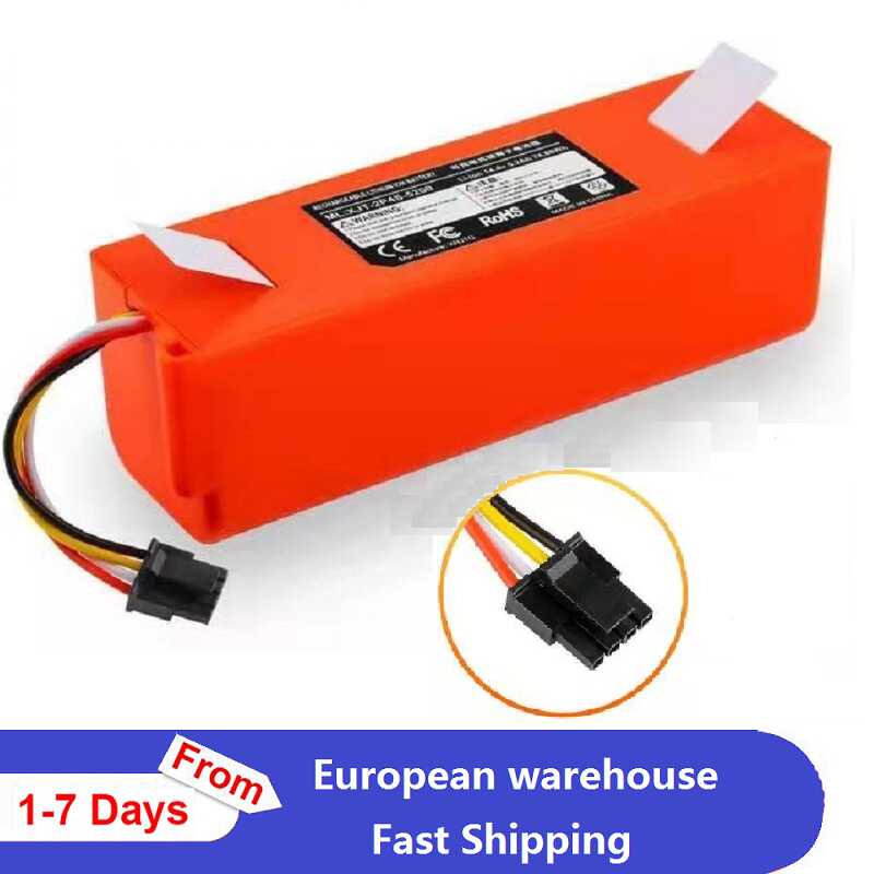 European warehouse 14.4V 5200mAh Lithium Battery For Xiaomi S50 S51 S55 ...