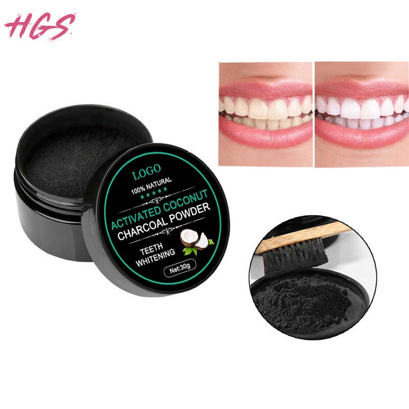 HGS Teeth Whitening Activated Organic Charcoal Powder Toothpaste