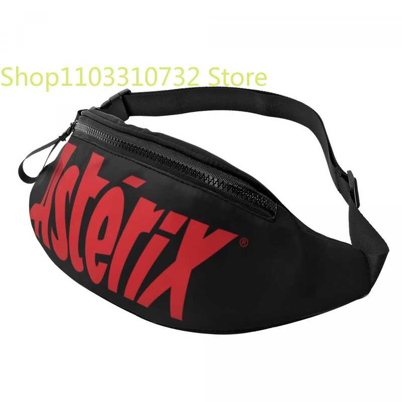 Fashion Asterix Fanny Pack Women Men Adventure Comic Getafix Obelix