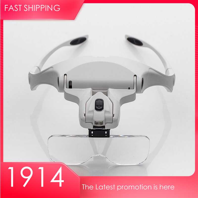 Head Wearing Magnifying Glass Eyeglass Interchangeable Mount Bracket Headband Magnifier Na