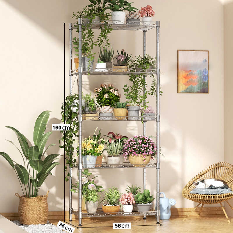 IKEA 4/5 Layer Plant Stand Multifunctional Display Shelf Storage Rack
