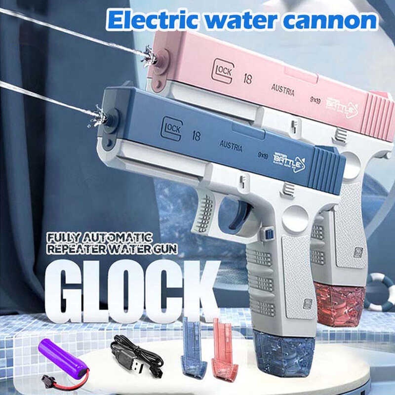 Electric Blaster Repeater Water Gun Glock /M4A1/Space Gun Water Spray